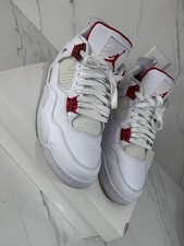 Jordan 4 rosso metallizzato